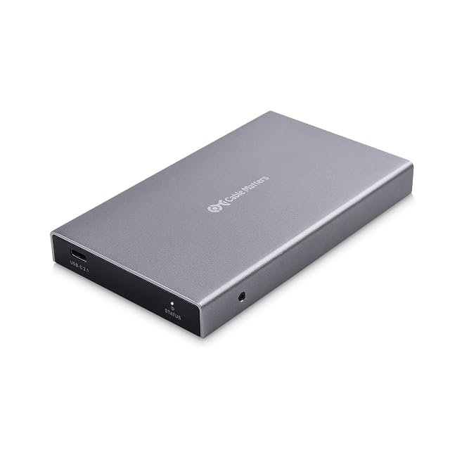 Boîtier Cable Matters en aluminium pour SSD de 2,5 pouces avec une prise USB-C