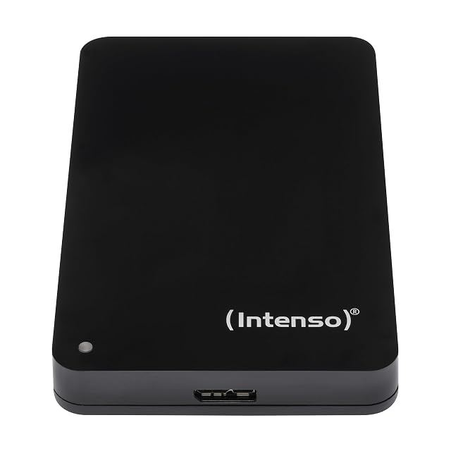 Disque dur externe nomade Intenso de 1 TB au format 2,5 pouces avec un raccordement USB