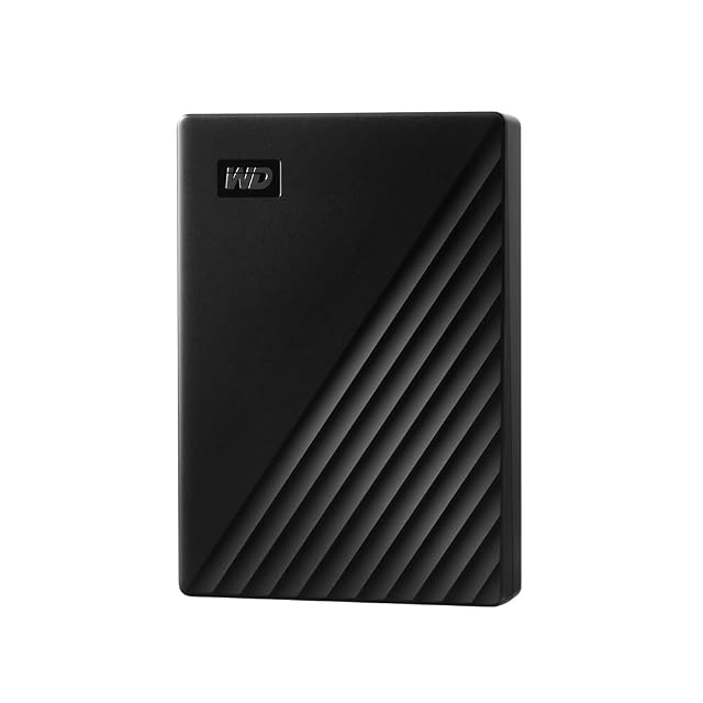 Disque dur externe nomade WD My Passport de 5 TB en noir