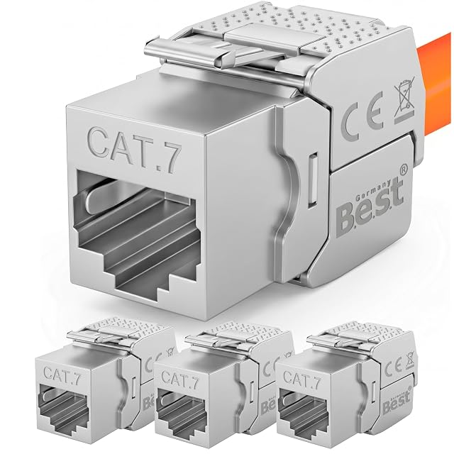 Module keystone blindé Cat 7 Germany B.e.s.t avec un corps tout métal