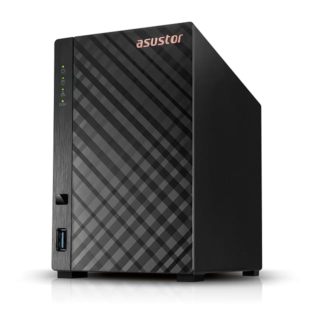 Boîtier NAS Asustor Drivestor 2 Lite AS1102TL à deux baies avec une prise Ethernet