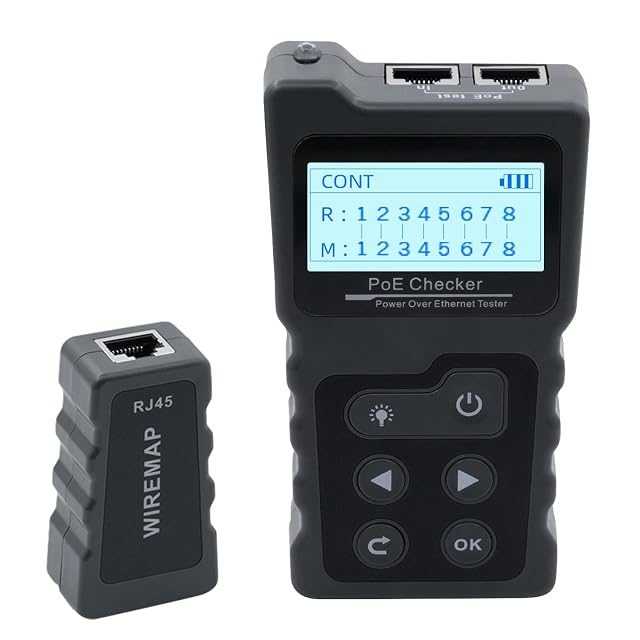 Testeur de câble RJ45 multifonction Tolesum avec écran LCD et interface distante