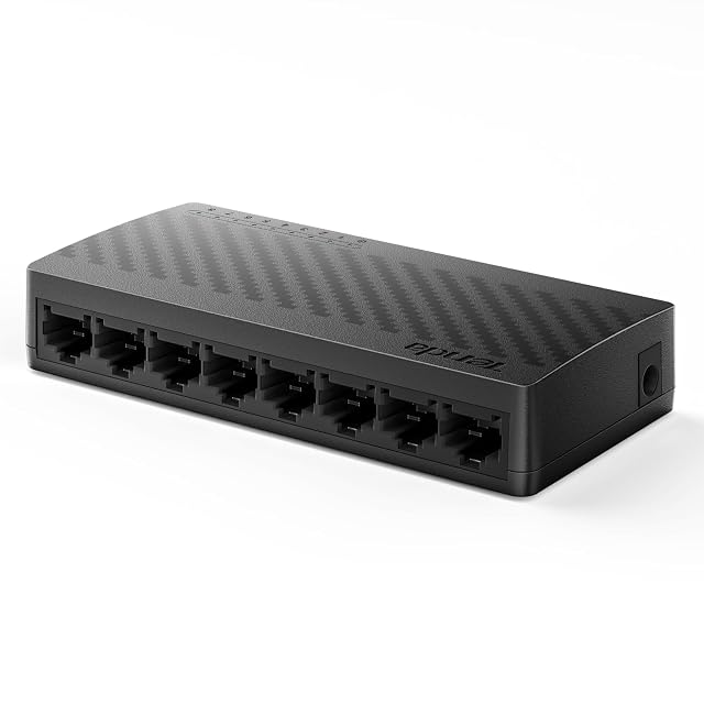 Commutateur réseau gigabit Tenda SG108 à huit ports, appareil de bureau compact avec huit prises RJ45