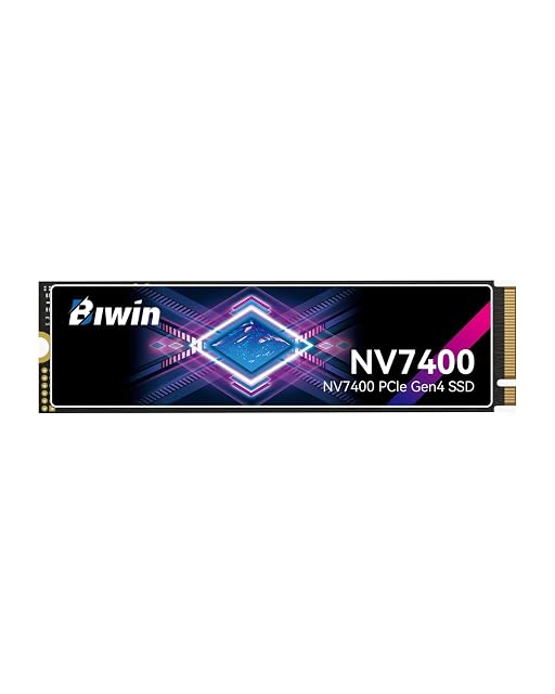 Disque M.2 NVMe BIWIN Black Opal NV7400 de 1 TB avec une pastille thermique en graphène