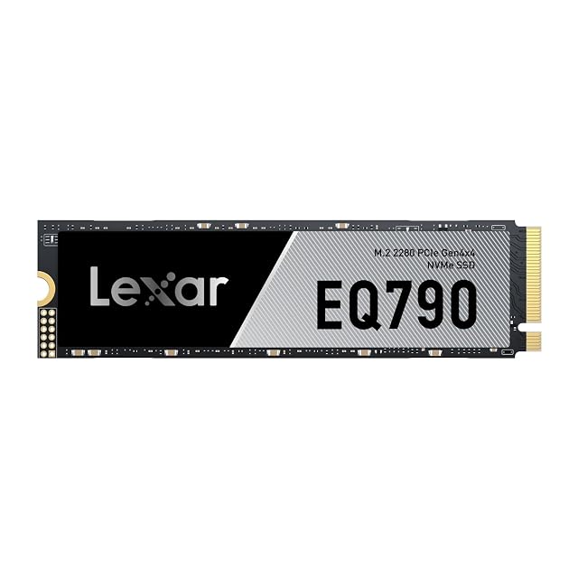 Disque à mémoire Lexar EQ790 de 1 TB au format M.2 2280 NVMe sur PCIe Gen 4