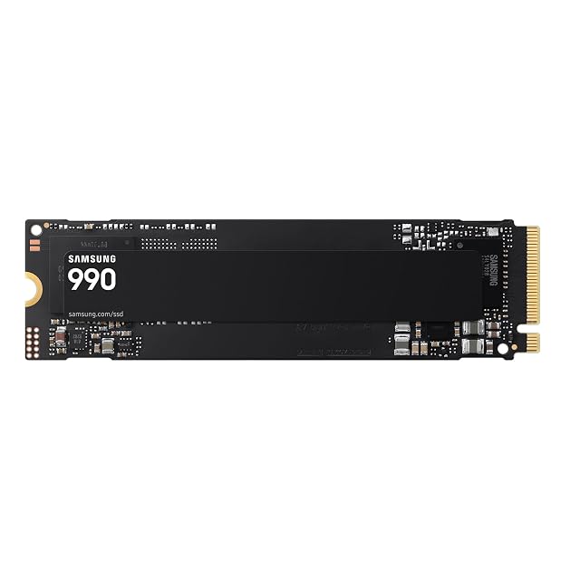 Disque interne Samsung SSD 990 de 1 TB au format M.2 NVMe sur PCIe 4.0 à quatre voies