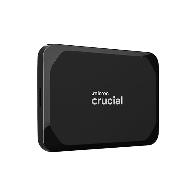 Disque à mémoire externe portable Crucial X9 de 1 TB avec une liaison USB-C