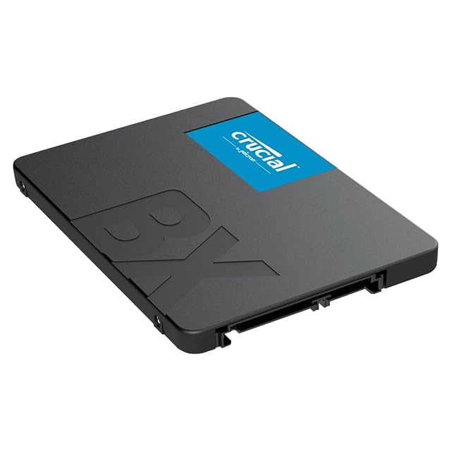 Disque à mémoire interne SATA Crucial BX500 de 1 TB au format 2,5 pouces