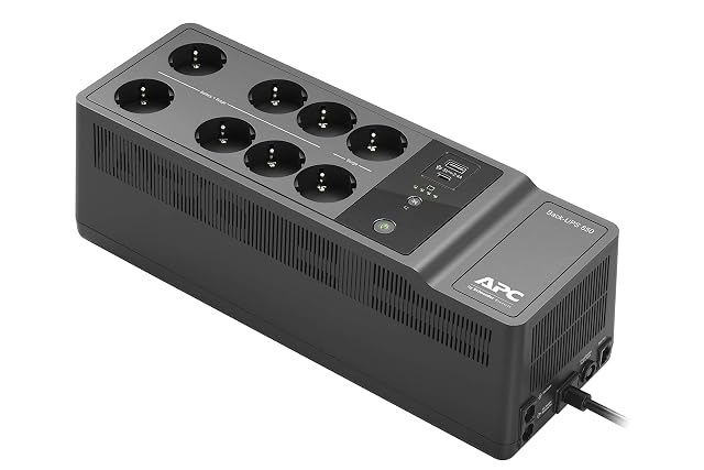 Onduleur APC Back-UPS BE850G2-GR de 850 VA avec huit prises Schuko
