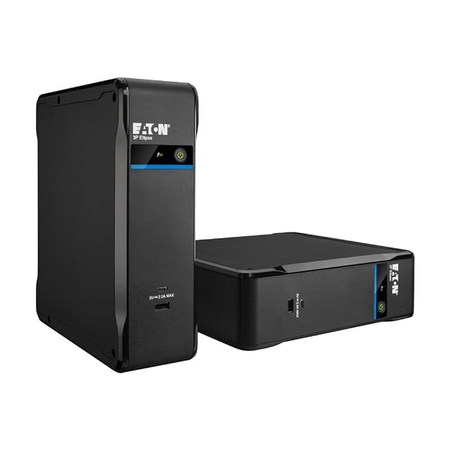 Onduleur en veille Eaton 3P700UD noir avec des prises Schuko